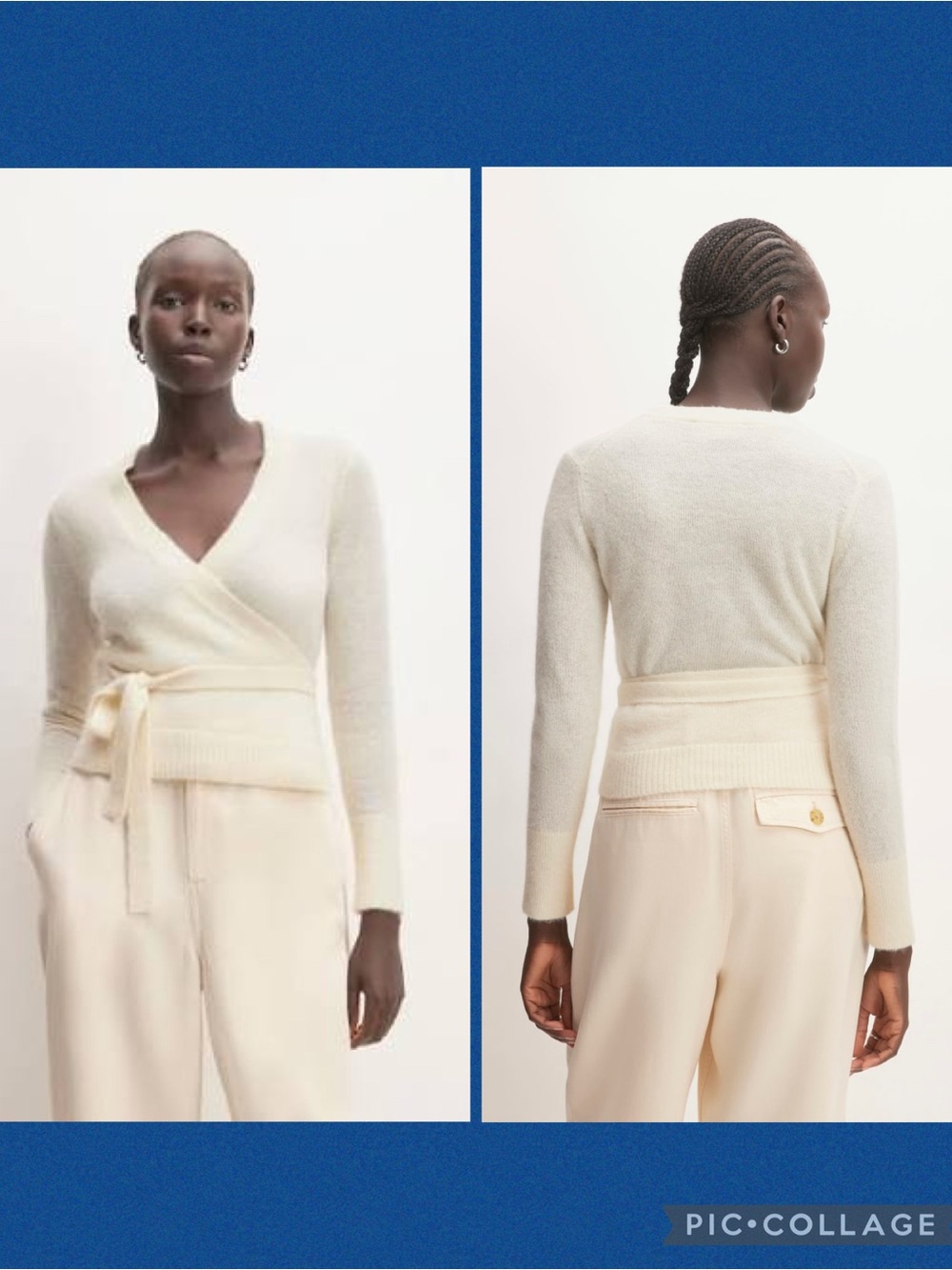 Everlane The Alpaca Wrap Sweater